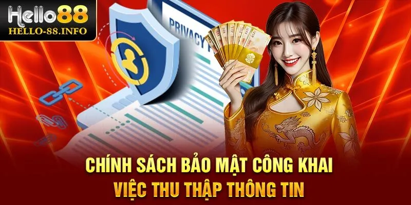 Chính sách bảo mật công khai việc thu thập thông tin