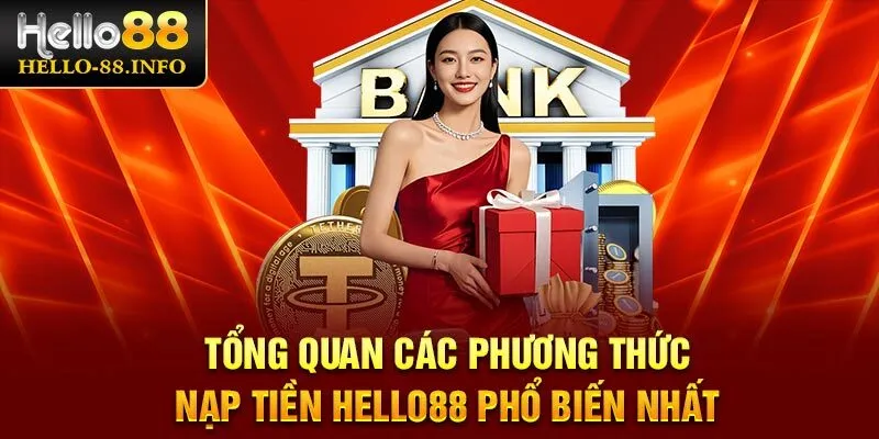 Tổng quan các phương thức nạp tiền Hello88 phổ biến