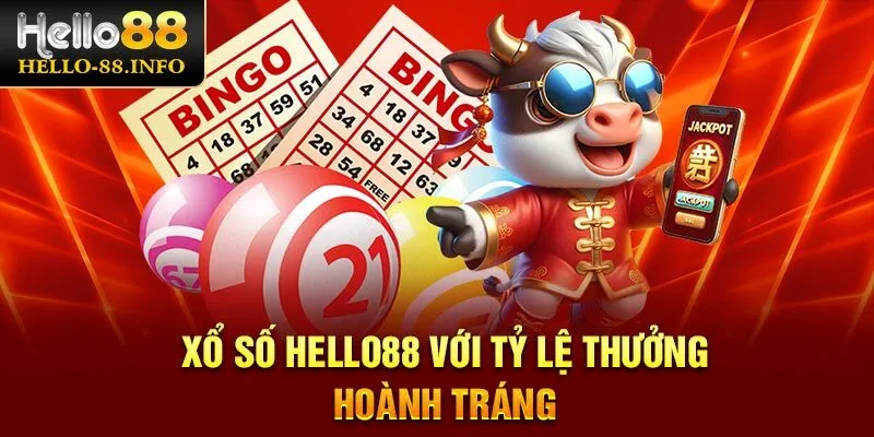 Xổ số Hello88 với tỷ lệ thưởng hoành tráng